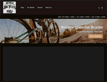 Tablet Screenshot of menifeebicycles.com
